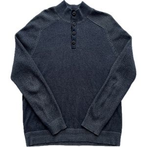 EUC Express Mock Neck Knit Sweater Men's L Excellent Condition